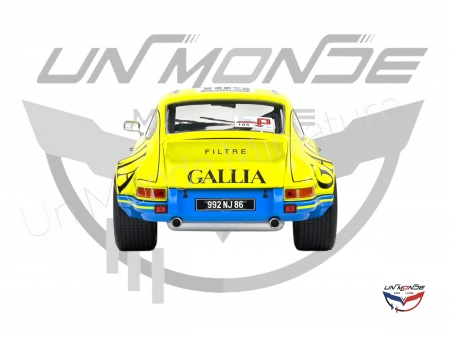 Porsche 911 RSR 1973 Yellow Lafosse/Angoulet