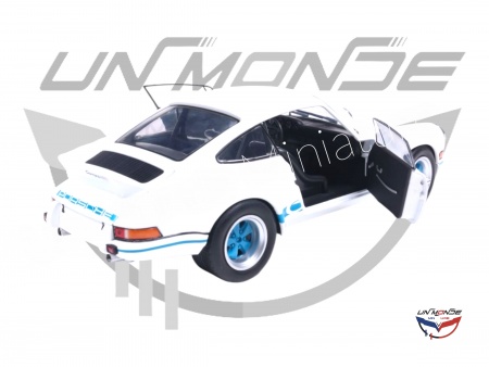 Porsche 911 RSR Stripes 1973 White and Blue