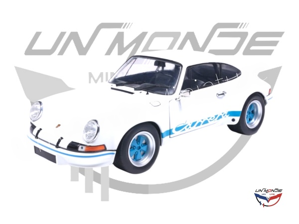 Porsche 911 RSR Stripes 1973 White and Blue