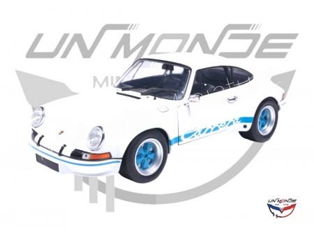 Porsche 911 RSR Stripes 1973 White and Blue