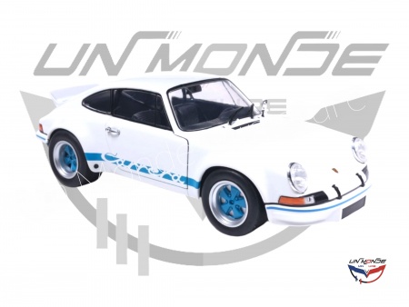 Porsche 911 RSR Stripes 1973 White and Blue