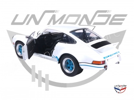 Porsche 911 RSR Stripes 1973 White and Blue