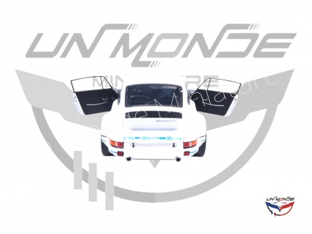Porsche 911 RSR Stripes 1973 White and Blue
