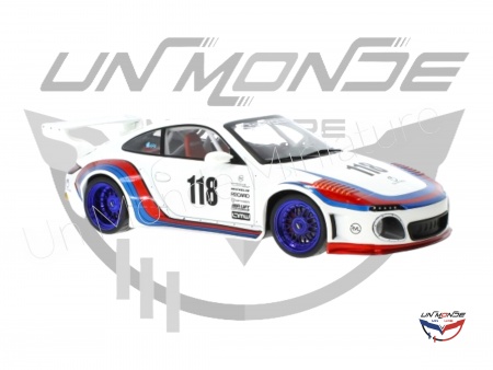 Porsche 911 RWB Old and New White Decorated