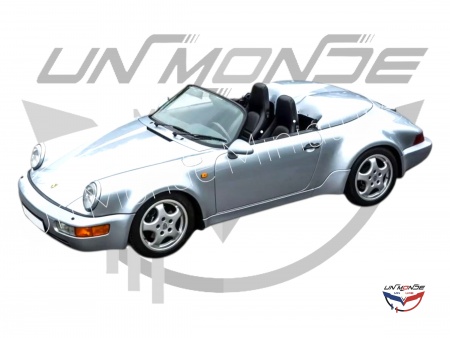 Porsche 911 Speedster WTL 1993 Argent Polaire Métallisé