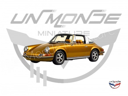 Porsche 911 Targa 1969 Brun Jet-Car
