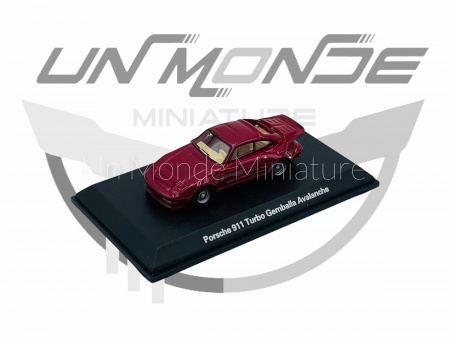 Porsche 911 Turbo Gemballa Avalanche Métallic Rouge