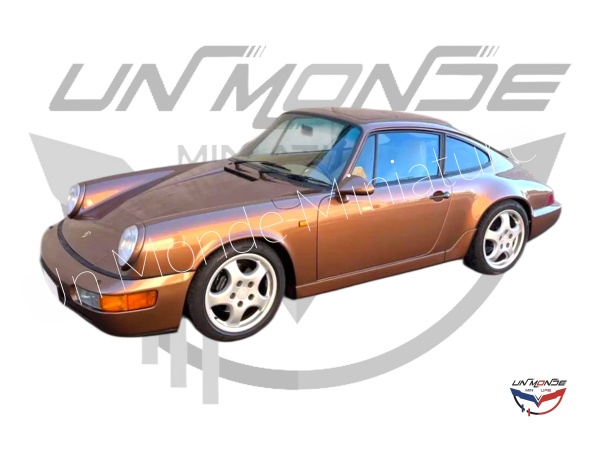 Porsche 911 Turbo Look Cabriolet 1992 Zermatt Silver Metallic