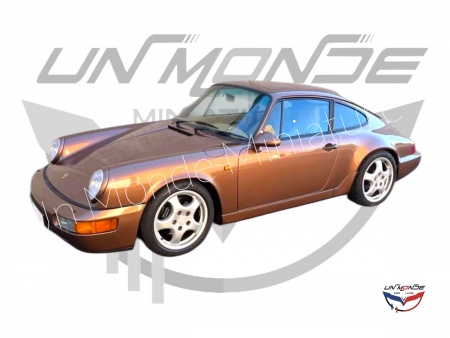 Porsche 911 Turbo Look Cabriolet 1992 Zermatt Silver Metallic