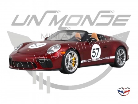 Porsche 941 991.2 Speedster Heritage Edition 2019 Cherry Metallic
