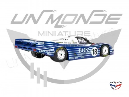 Porsche 956LH #18 LAESSIG-PLANKERHORN-WILSON 1983 Black