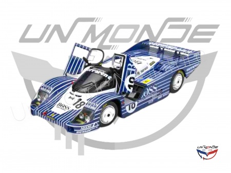 Porsche 956LH #18 LAESSIG-PLANKERHORN-WILSON 1983 Black