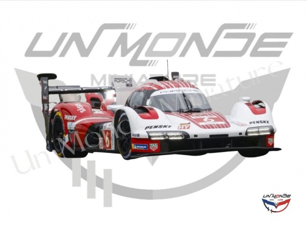 Porsche 963 LMDh CAMPBELL/ESTRE/VANTHOOR #6 White