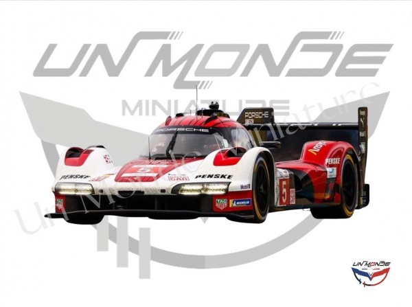 Porsche 963 LMDh NASR/TANDY/WEHRLEIN #4 Red