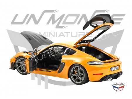 Porsche Cayman GT4 RS With Weissach 2023 Bahama Yellow Pack