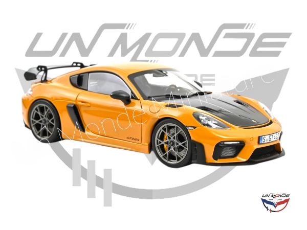 Porsche Cayman GT4 RS With Weissach 2023 Bahama Yellow Pack