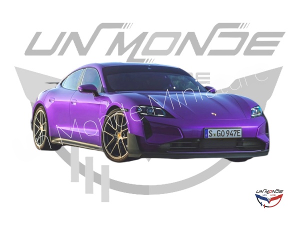 Porsche Taycan Turbo GT Purple Sky Metalic 2023