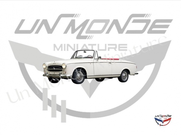 Puegeot 403 Cabriolet 1957 Yellow