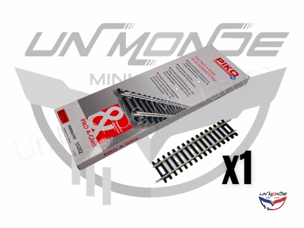 Rail Droit Voie A G119 / 119 mm / Echelle HO