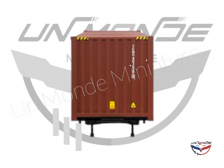 Remorque Porte Container Red 2021