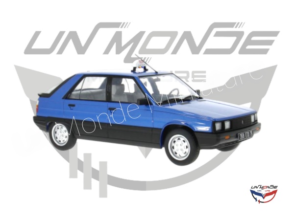 Renault 11 GTL 1985 Taxi Blue