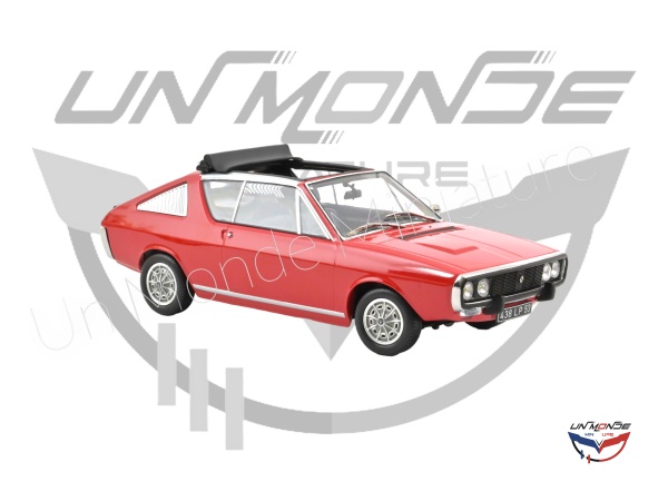 Renault 17 Gordini Dcouvrable 1975 Red