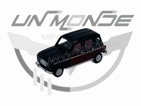 Renault 4 Parisienne Noire Rouge Foncé
