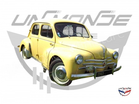 Renault 4CV Beige 162 1961 Jaune Infante