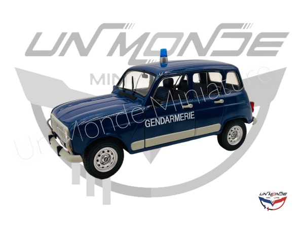 Renault 4L GTL Gendarmerie Blue 1978