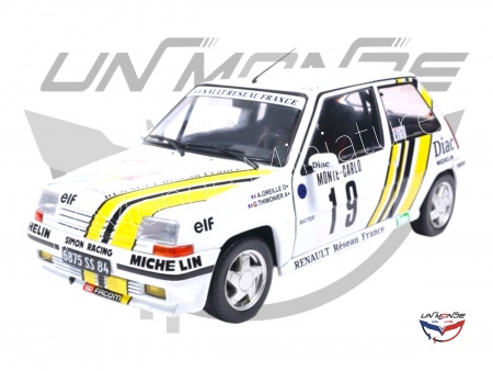 Renault 5 GT Turbo MK2 #19 A.OREILLE-G.THIMONIER 1989 White