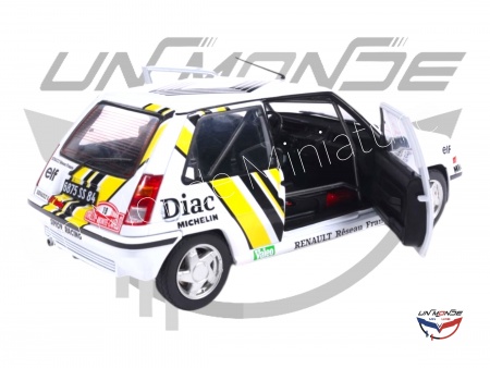 Renault 5 GT Turbo MK2 #19 A.OREILLE-G.THIMONIER 1989 White