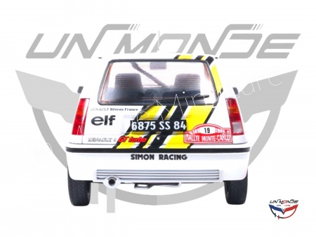 Renault 5 GT Turbo MK2 #19 A.OREILLE-G.THIMONIER 1989 White