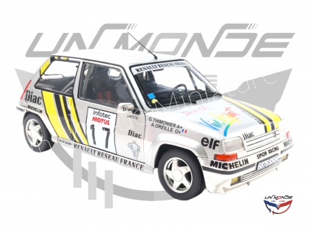 Renault 5 GTR Turbo MK2 #17 A.OREILLE 1989 Silver