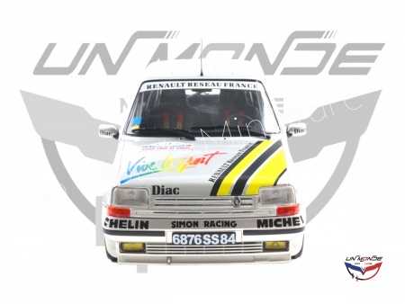 Renault 5 GTR Turbo MK2 #17 A.OREILLE 1989 Silver