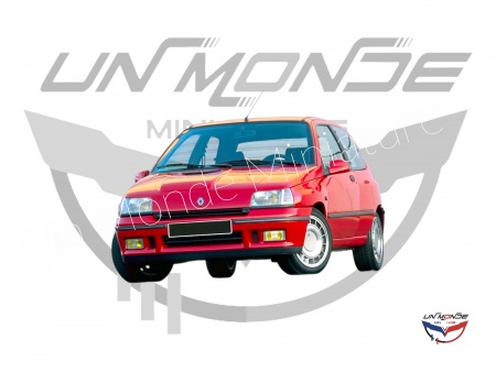 Renault Clio 16S 1991 Rouge Jet-Car
