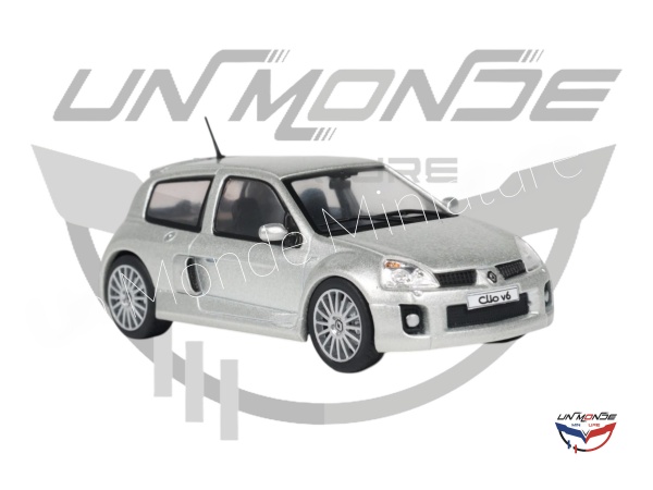 Renault Clio V6 Phase 2 647 2004 Gris Titane