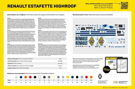 Renault Estafette Highroof STARTER KIT