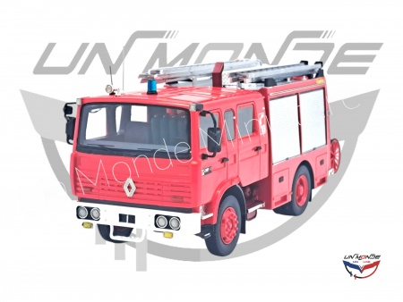 Renault G230 Phase 2 FPT Camiva Rouge Avec Decalques