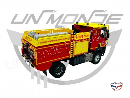 Renault K CCFS GALLIN 4X4 SDIS 77 avec Arceaux & parements Jaunes Exclu
