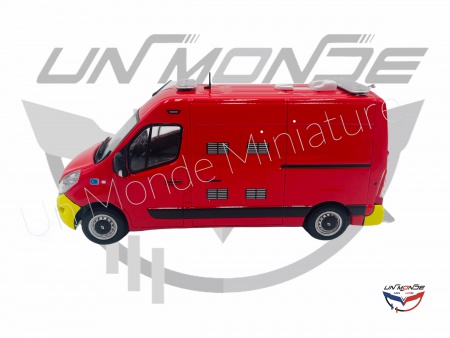 Renault Master 2014 Rouge Pare Choc Jaune