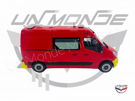 Renault Master 2014 Rouge Pare Choc Jaune