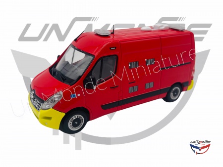 Renault Master 2014 Rouge Pare Choc Jaune