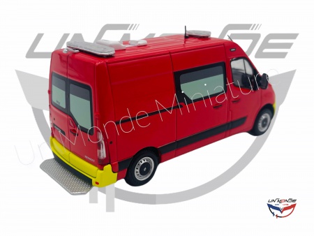 Renault Master 2014 Rouge Pare Choc Jaune