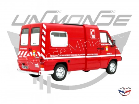 Renault Master T30 VSAB Pompiers 1980 Red