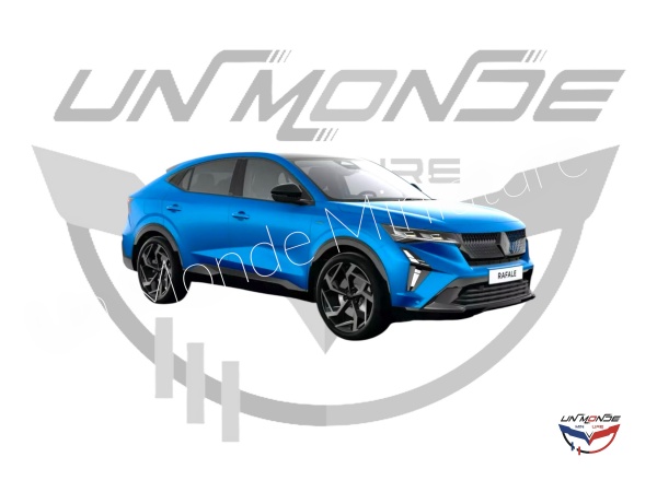 Renault Rafale Atelier Alpine E-Tech 300HP 2025 Matte Summit Blue and Black