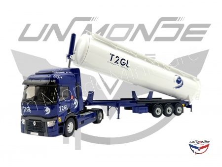 Renault T 2021 Citerne Pulvée T2GL Bleu