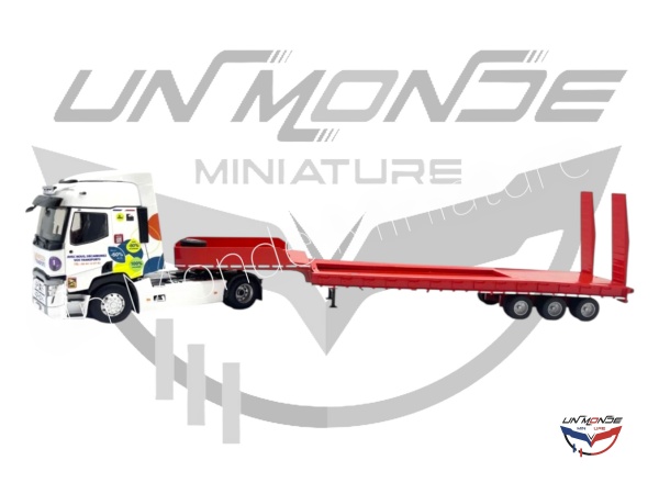 Renault T 480 Remorque Plateau Transports VERMEESCH