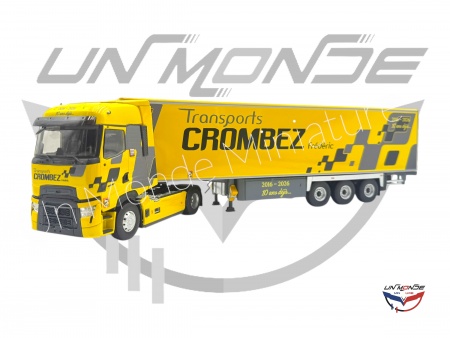 Renault T High 2023 Remorque Lambert Jaune Sport CROMBEZ