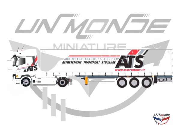 Renault T High 2023 Remorque Tautliner ATS