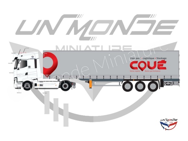 Renault T High 2023 Remorque TAUTLINER COUE